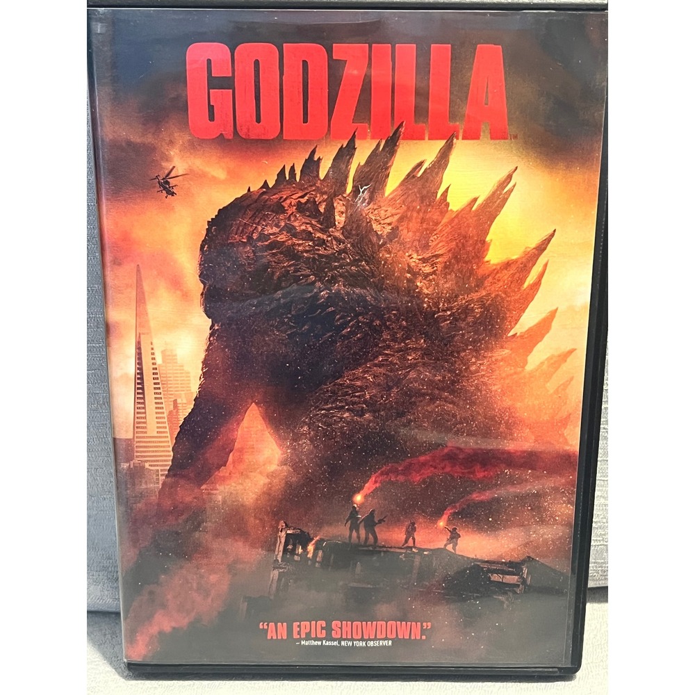 Godzilla DVD 2014 Movie Aaron Taylor-Johnson Elizabeth Olsen Widescreen PG-13